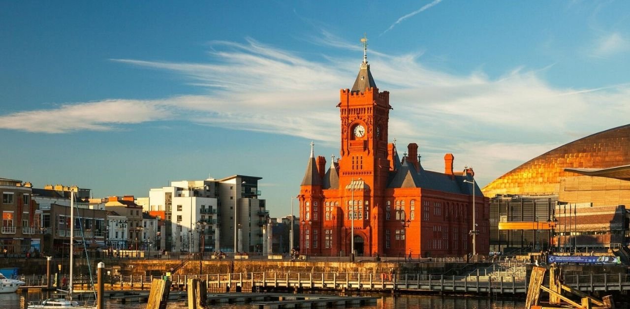 KLM Airlines Cardiff Office in England