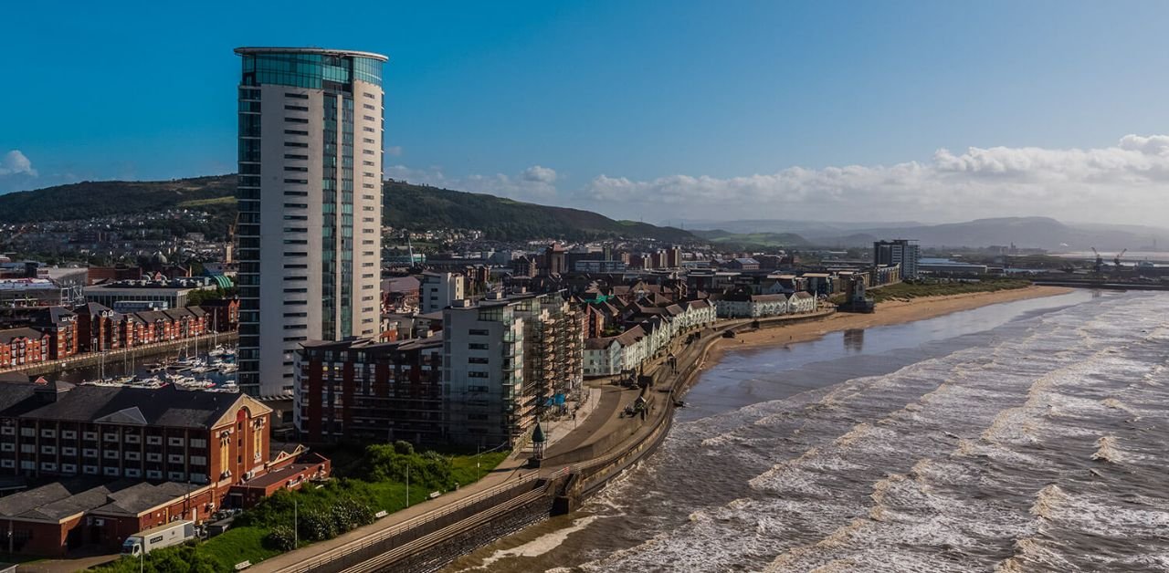 KLM Airlines Swansea Office in Wales
